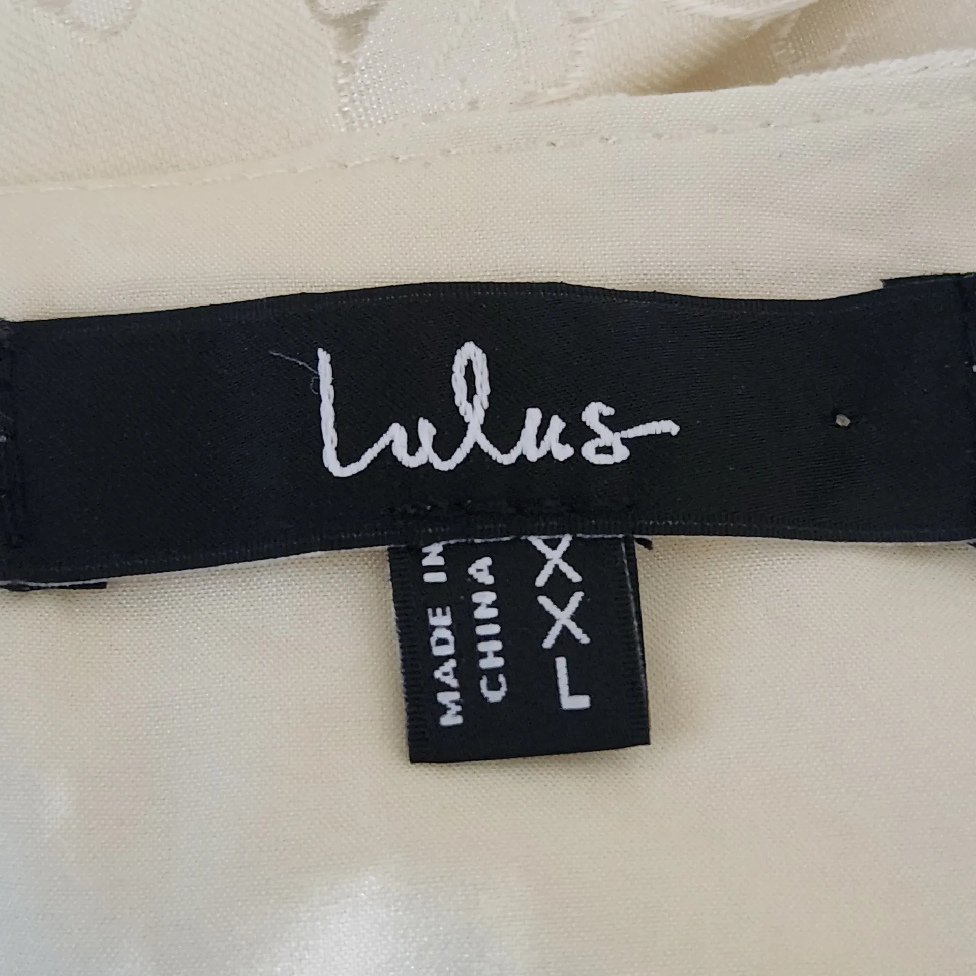 Lulus Cream Long Sleeve Mini Cocktail Dress Size XXL Lulus Cream Mini Dress - Image 7