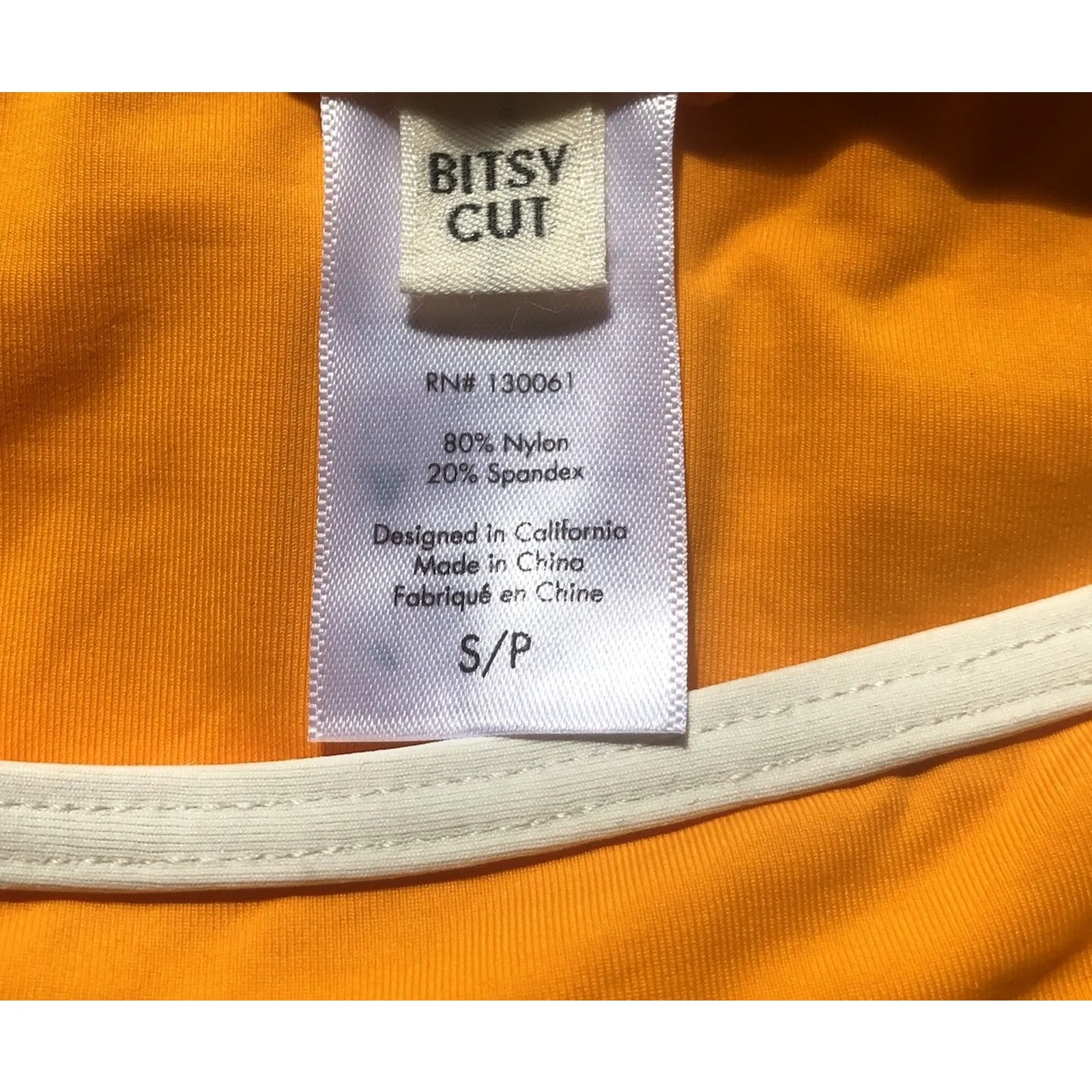 LSpace Bitsy Cut Nora Bikini Bottom Mango Cream Women's Size Small NWT - Image 7