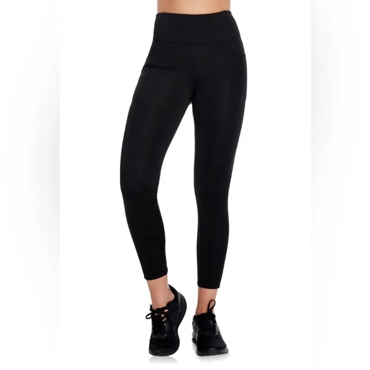 Kyodan Outdoor Black Ice Sherpa High Waisted Fleece Lined Leggings - Image 4