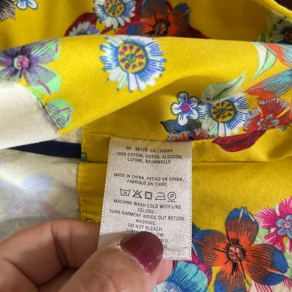 Maeve Yellow Floral Midi Dress - Image 5