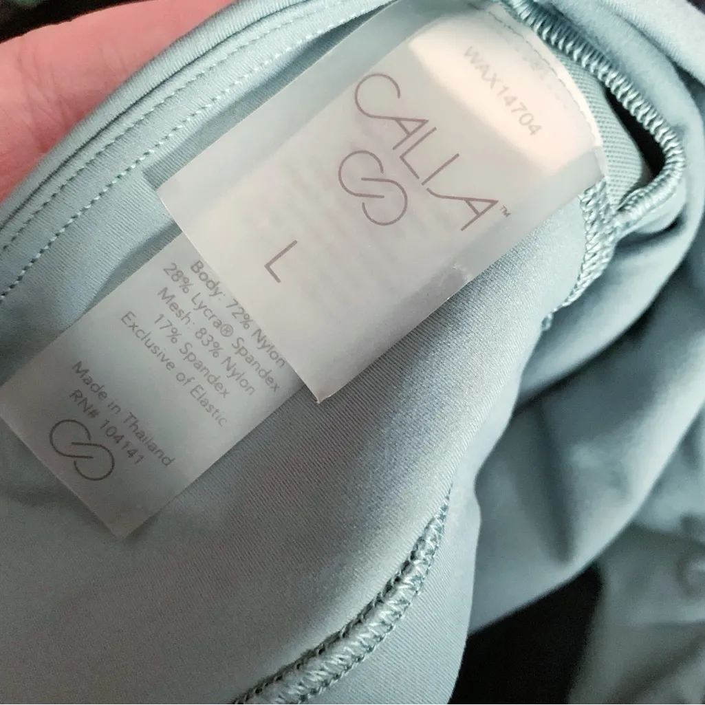 CALIA Women's Inspire Medium Support Sports Bra BlueGray L Blue Size L - Image 3