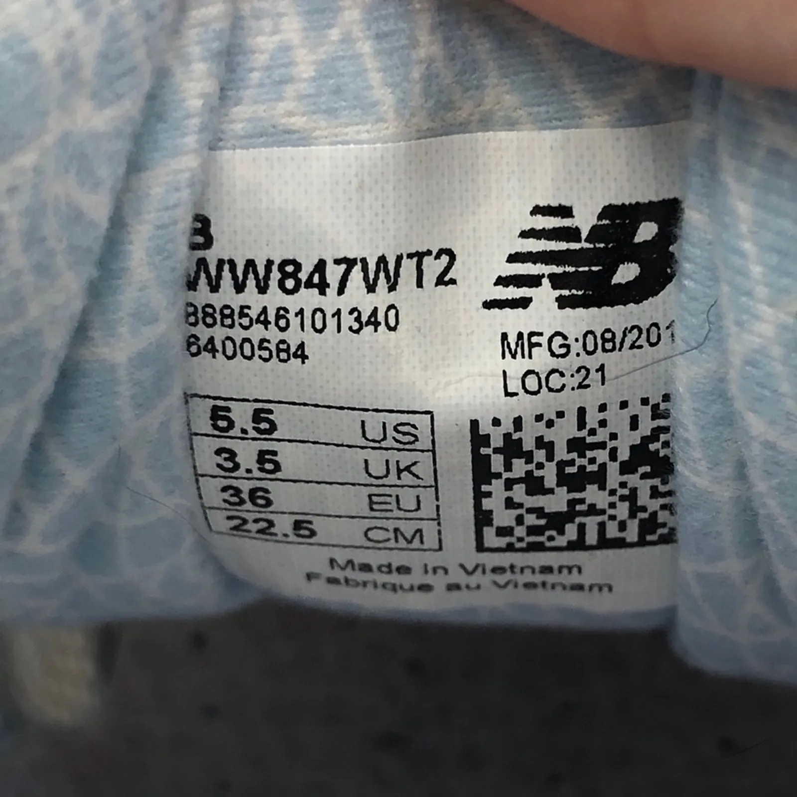 New Balance Abzorb White Dad Sneakers 5.5 - Image 4