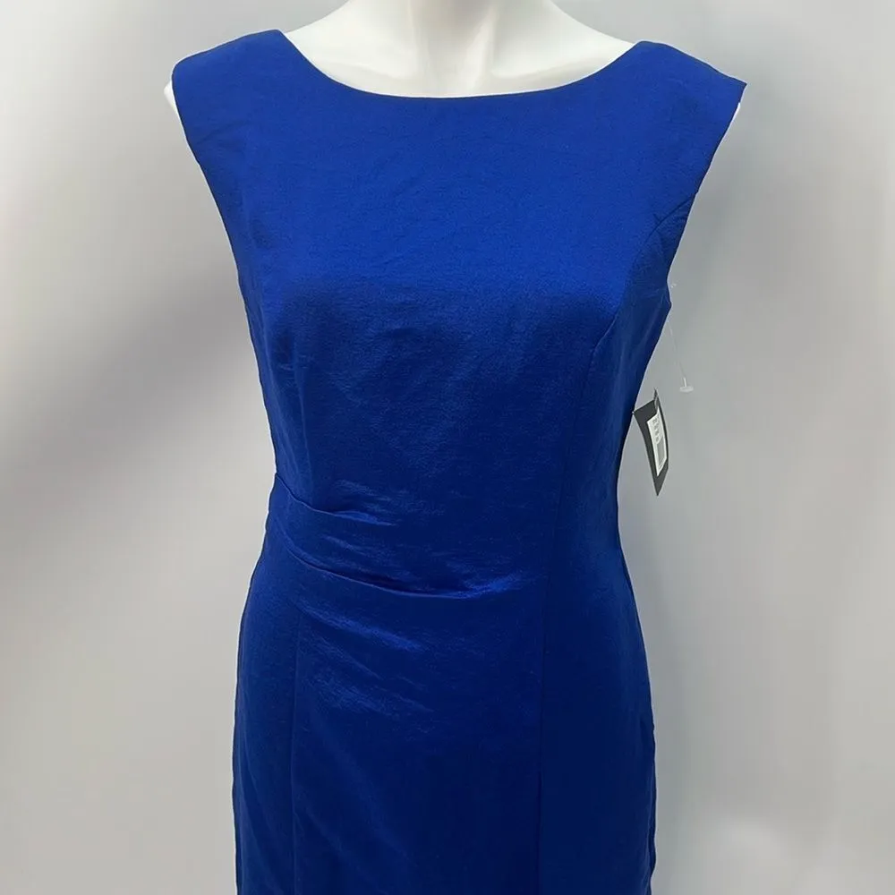 Ellen Tracy cobalt blue sleeveless cocktail dress size 8 - Image 2
