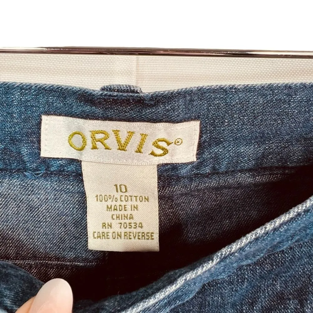 Women's Orvis Jeans Straight Leg Size 10 - Image 6