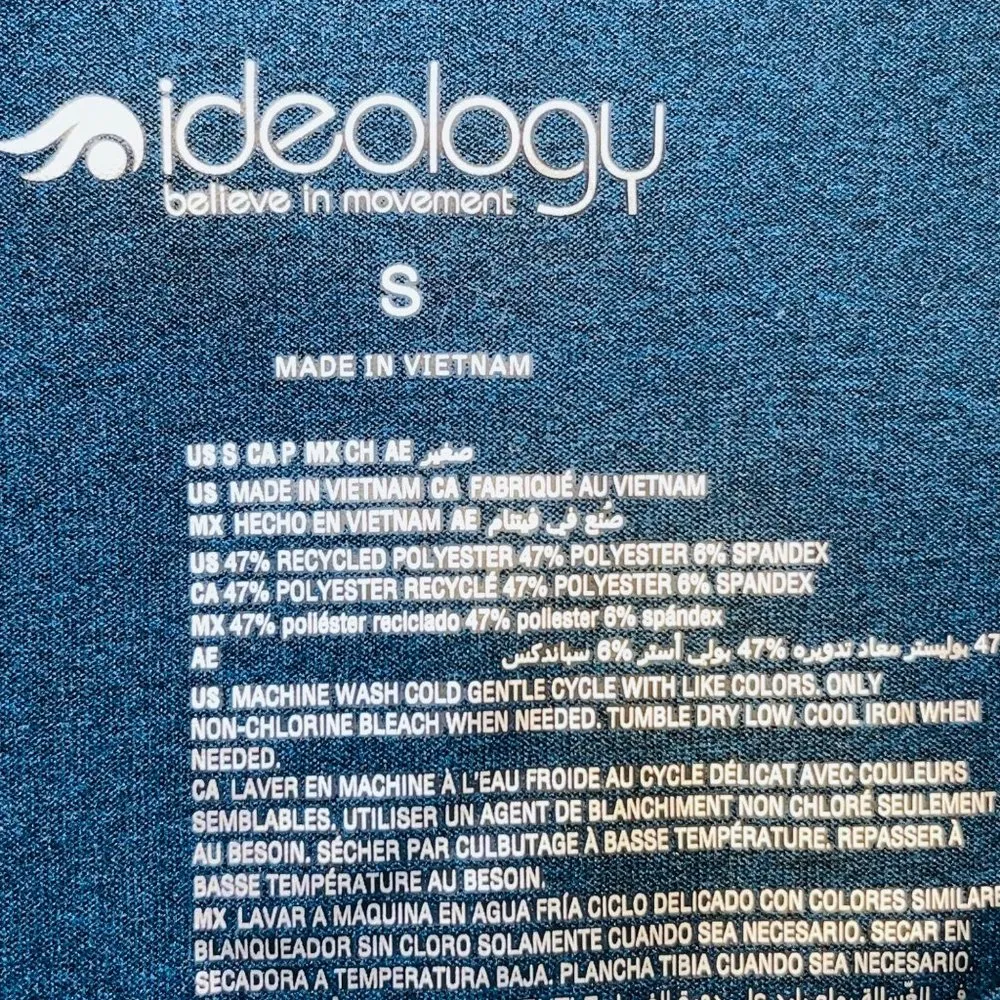 Ideology Women's Essentials Sweat Set, legging and Tank Top Blue - Image 9