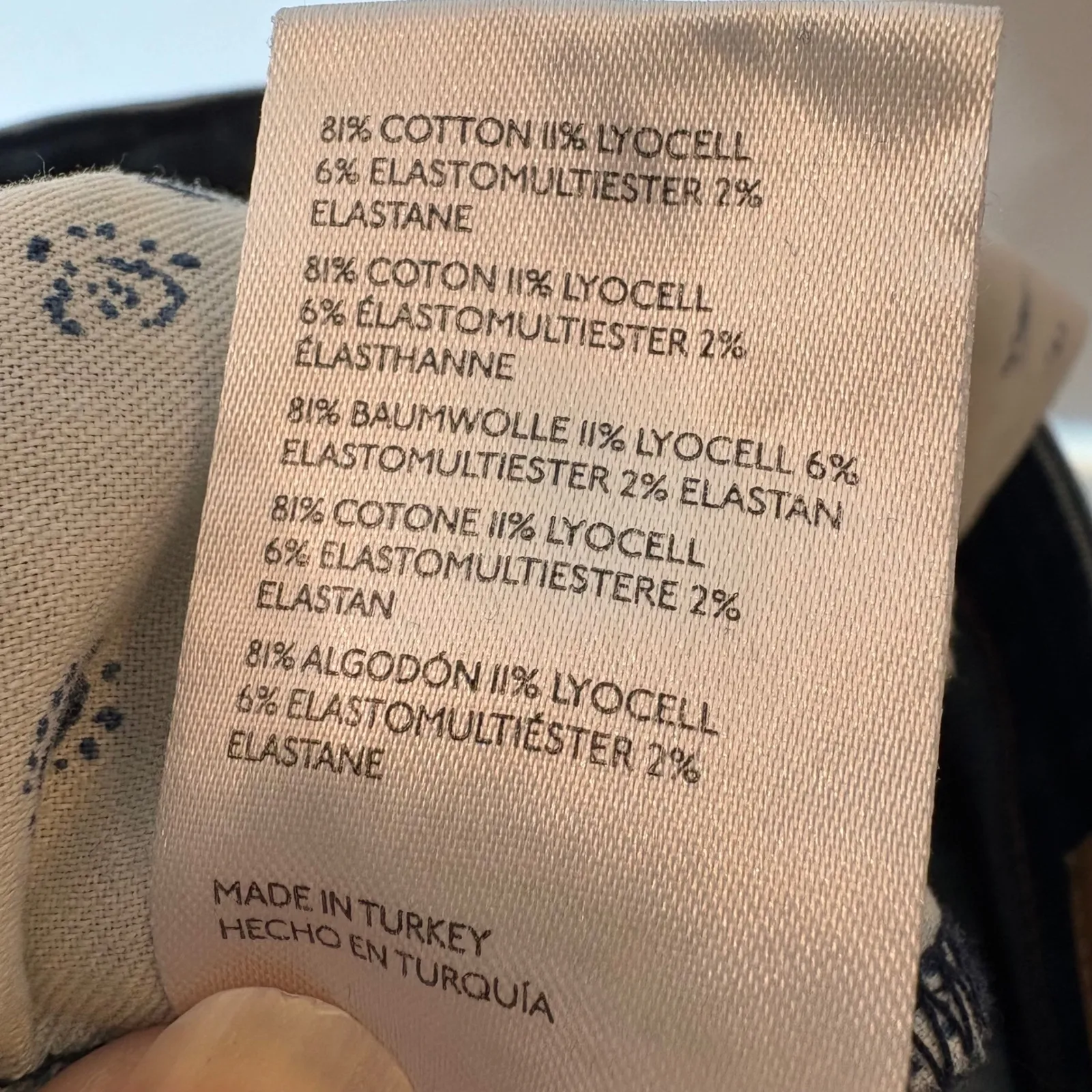 Pilcro Anthropologie THE ICON Jeans Dark Wash Button Fly Flare Size 29P - Image 9