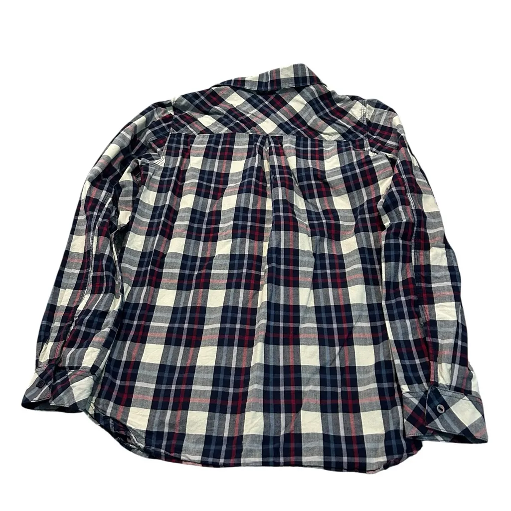 3/$15 SKIES ARE BLUE plaid button down - Image 4