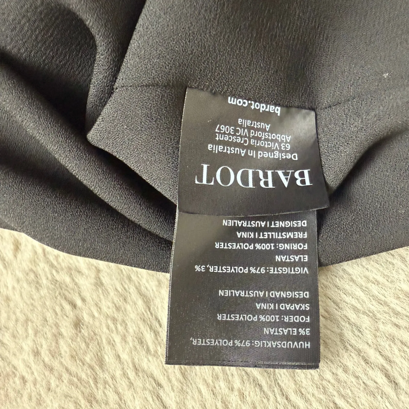 NWT Bardot Floral Mini Dress Ruffle Samara Rose‎ Party Cocktail Black Pink S - Image 12