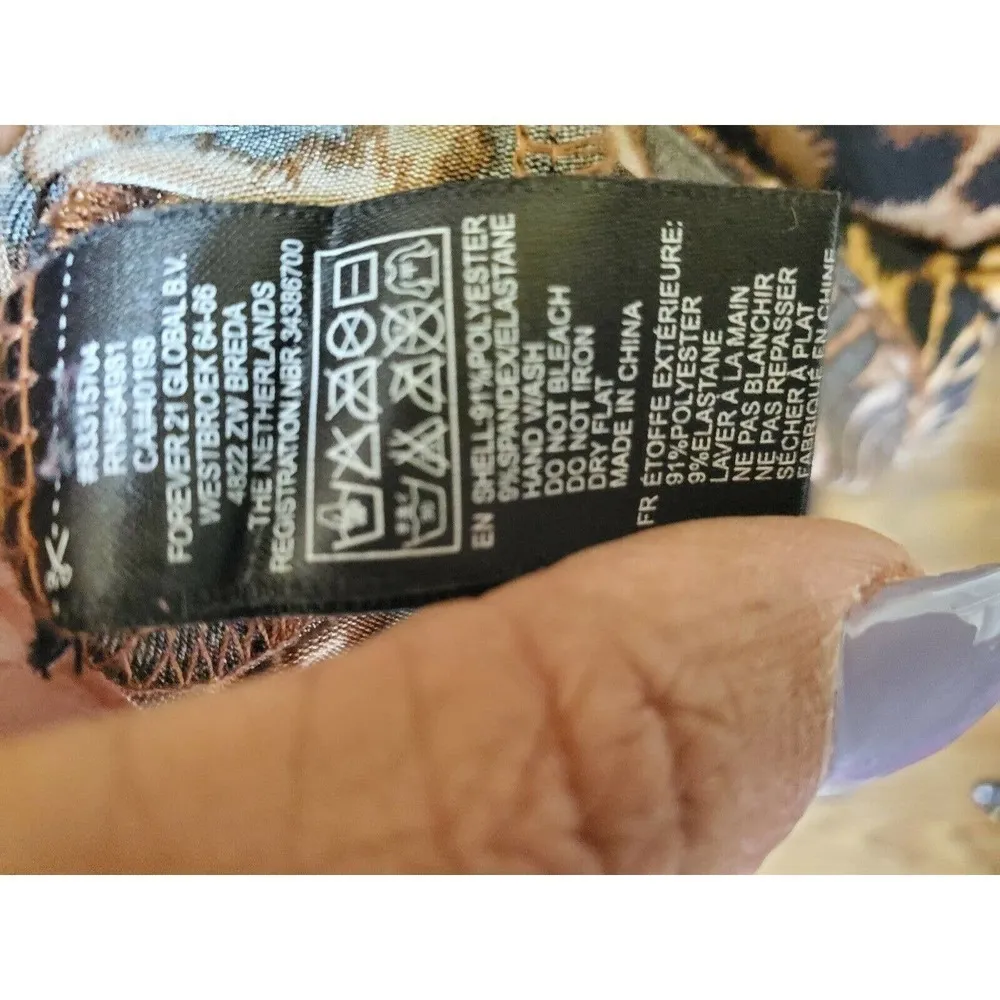 Love 21 S/P Beautiful Animal Print Dress - Image 8