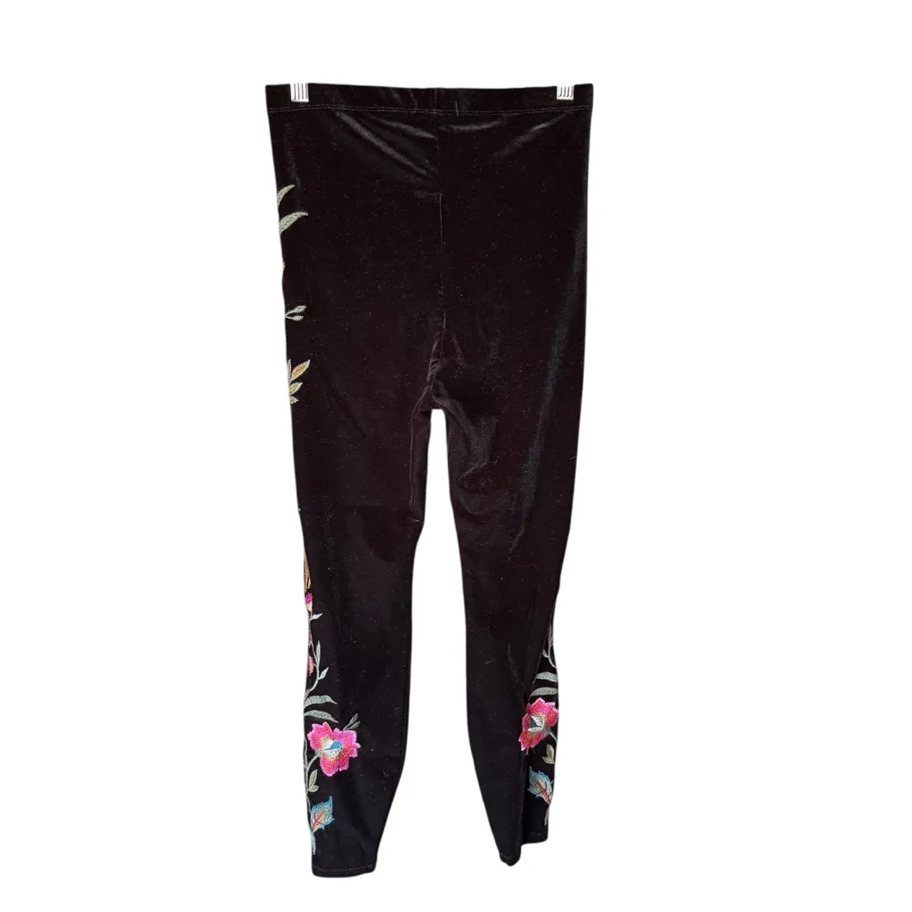 Johnny Was -  NWT Sidonia Velvet Stretch Leggings Sz XS - Image 7