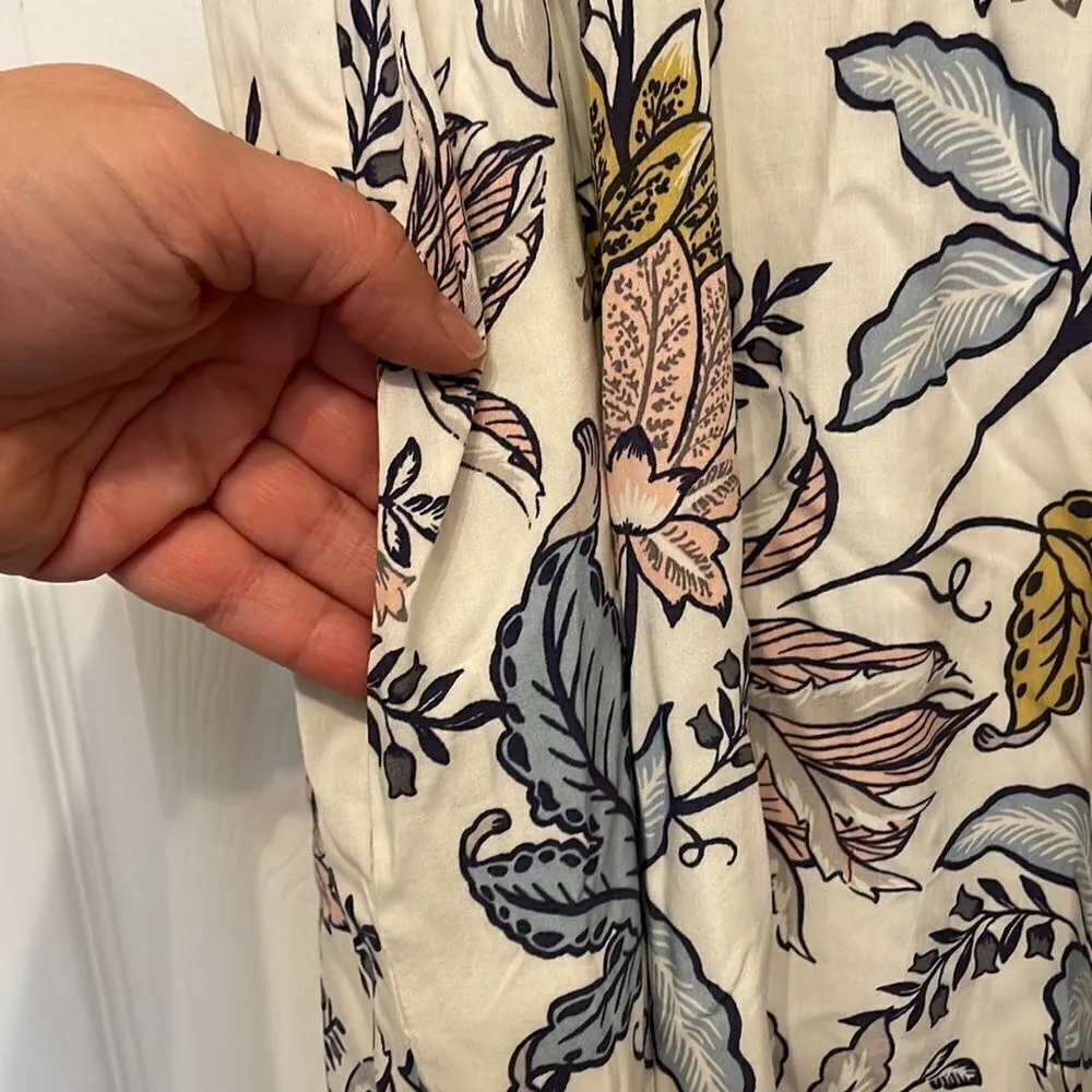 Rachel Zoe Pastel Floral Sleeveless Midi Dress - Image 6