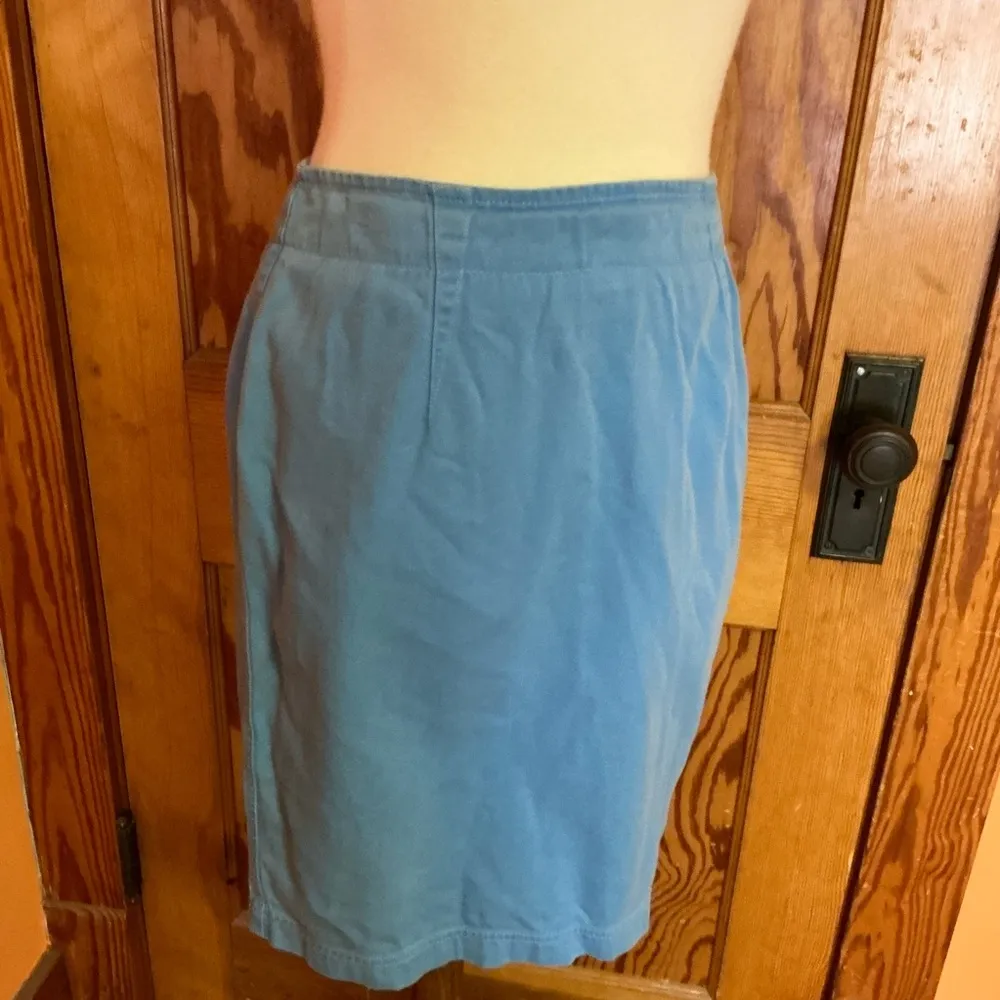 Vtg 80s esprit blue skirt - Image 12