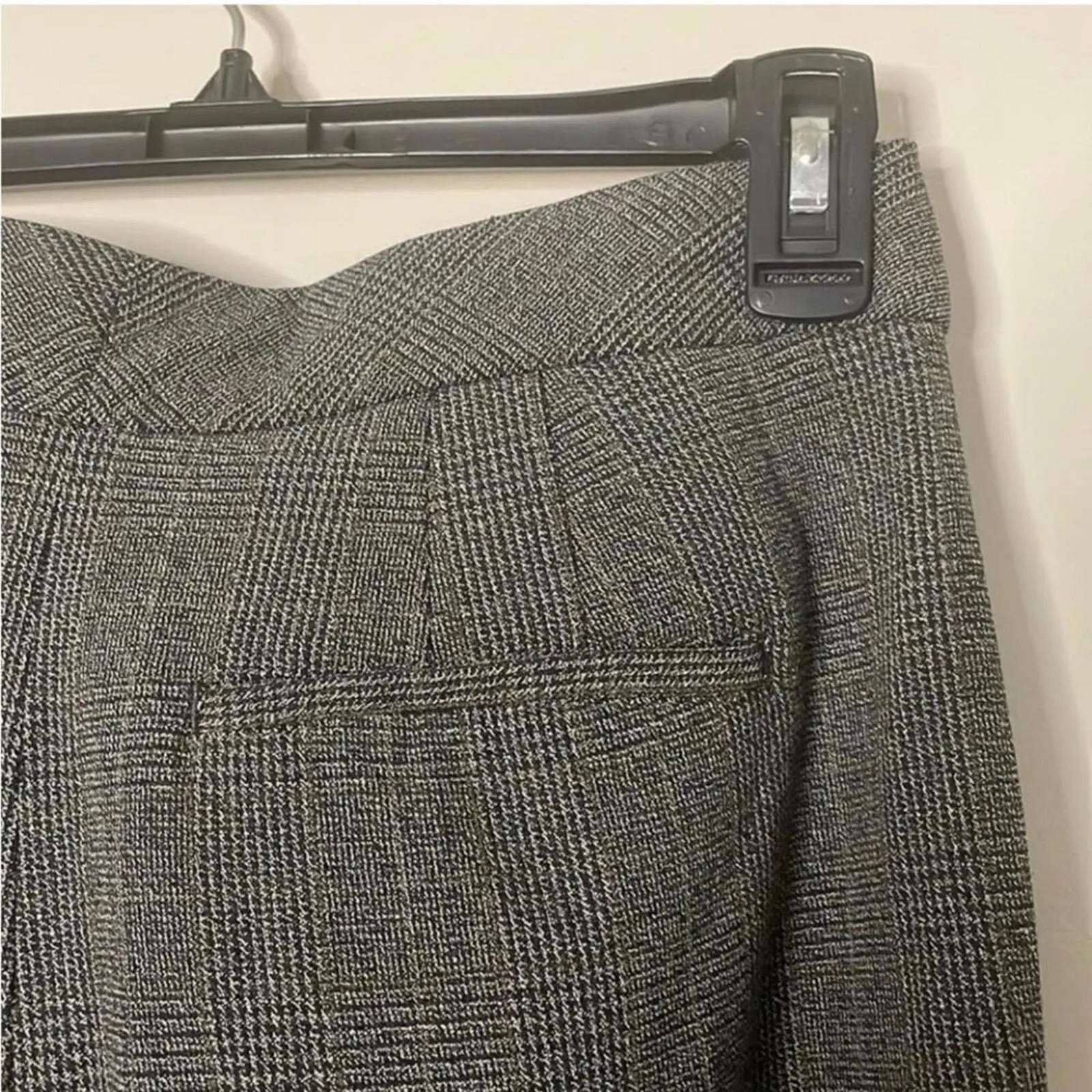 Express Design Studio Editor Pants Grey Plaid Work Career Office Trouser - Image 10