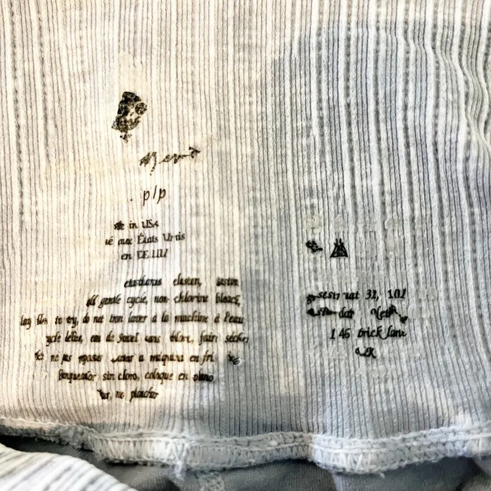 Free People FP Movement  Pull On High Waisted Biker Running Shorts Gray Small - Image 2