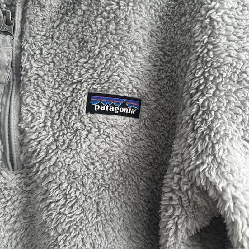 Patagonia Los Gatos Women's 1/4 Zip Pullover Medium Drifter Grey - Image 5