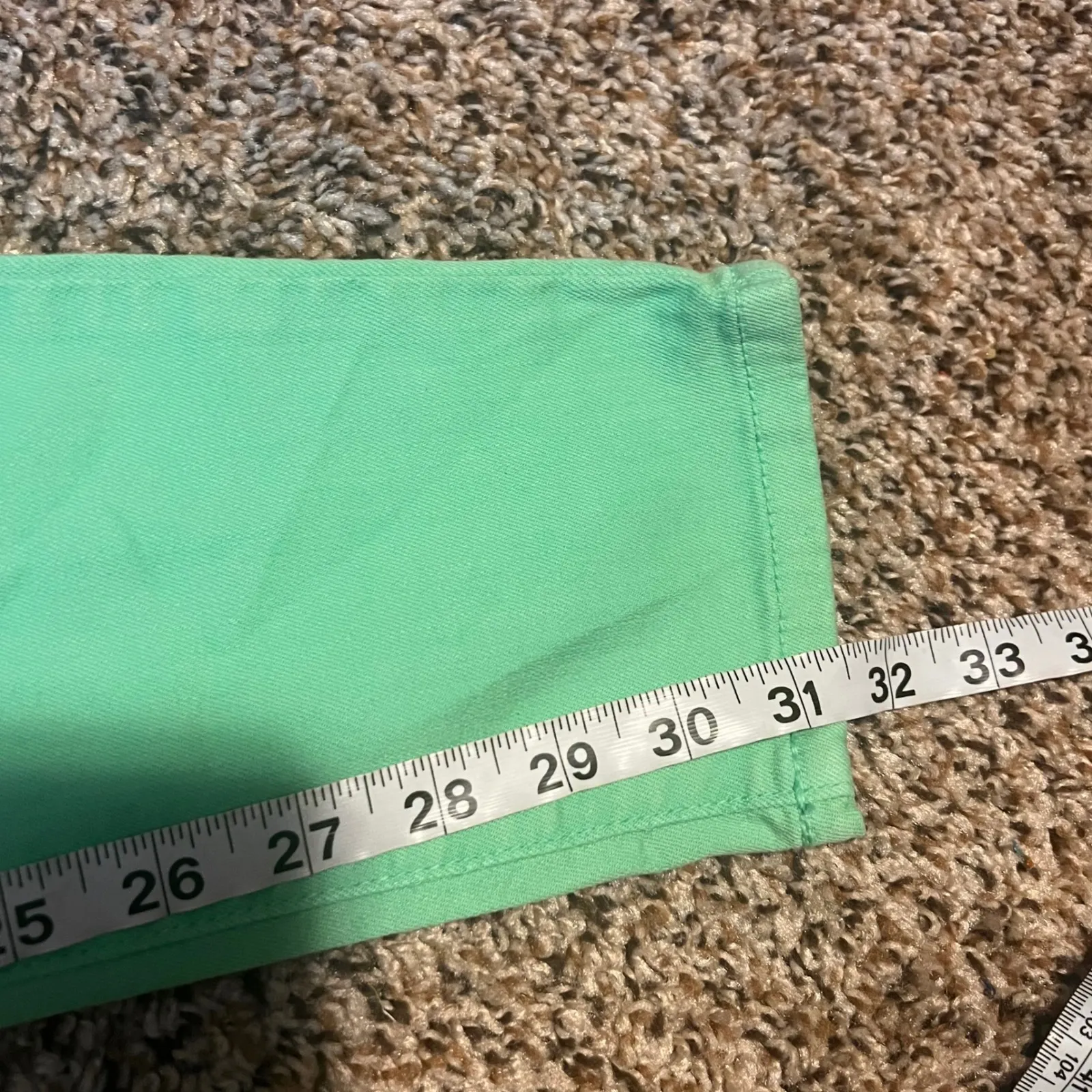 Flying Monkey Women Jeans Mint Green Distressed Skinny‎ Size 29 - Image 6