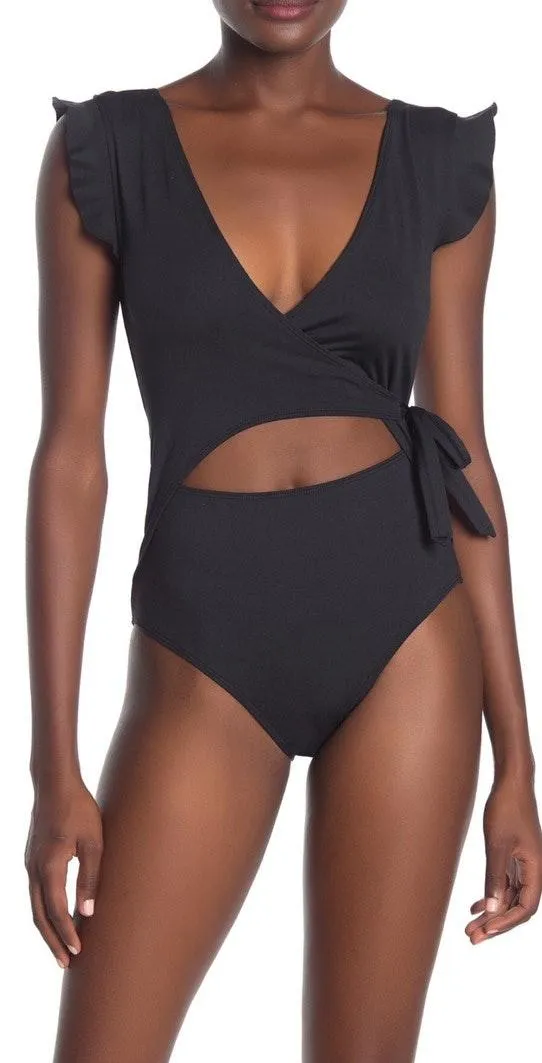 Free People Movement Streamline Bodysuit Black - Image 2
