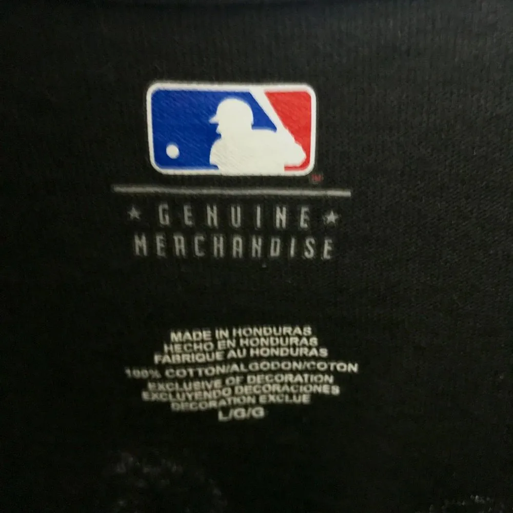 NEW Pittsburgh Pirates Dad 1 T Shirt Black Large L MLB Graphic Tee 100% Cotton - Image 4