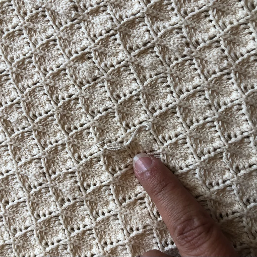 Ba&sh dress short Jesse Open Back Knit Crochet Pointelle Eyelet halter - Image 4