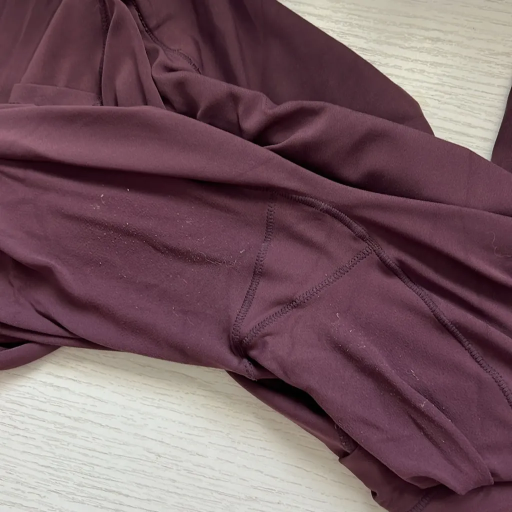 HALARA SoftlyZero Crossover Pocket Plain Leggings in Dusky Evening Purple 1X - Image 7