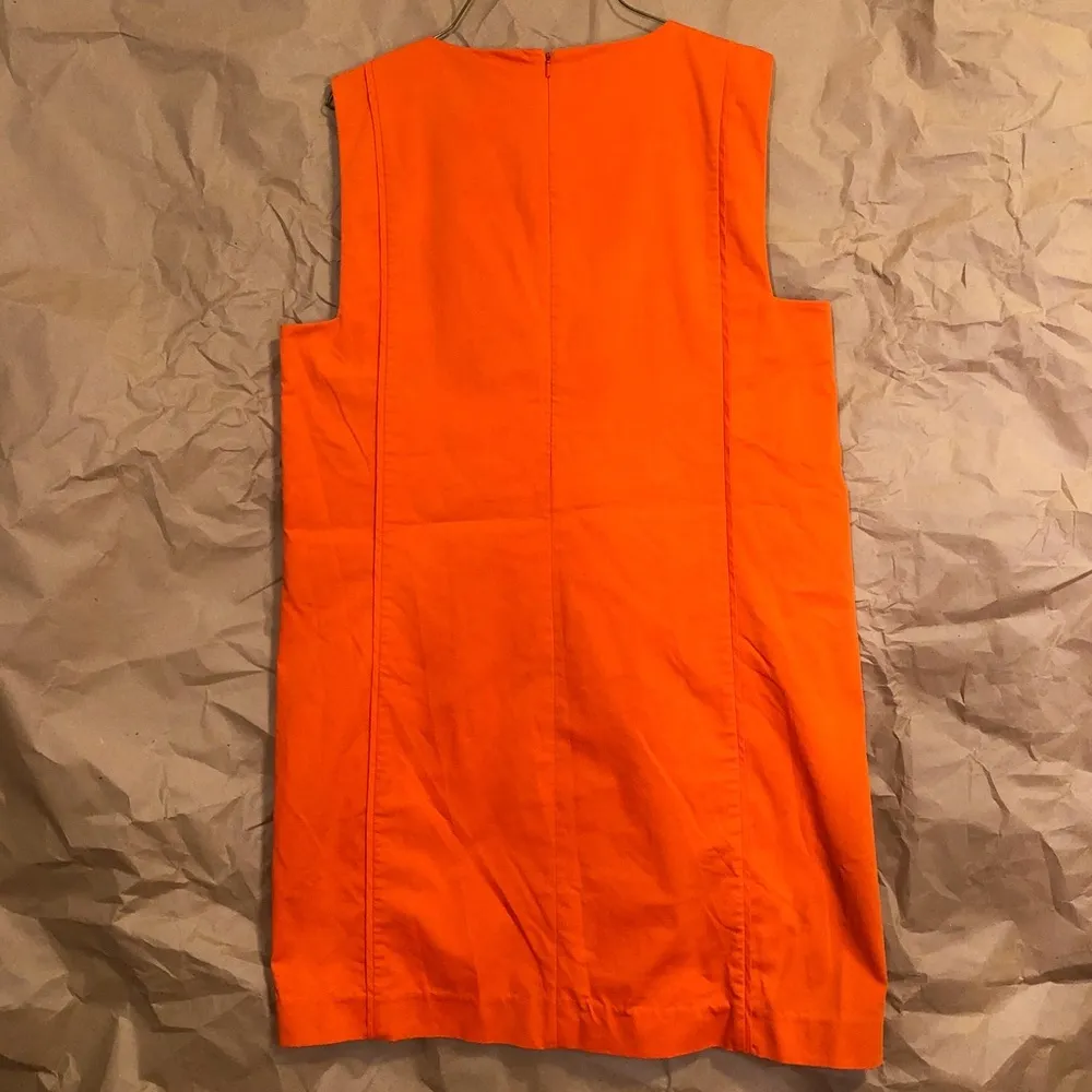 Vintage Orange Mini Dress Size L - Image 8