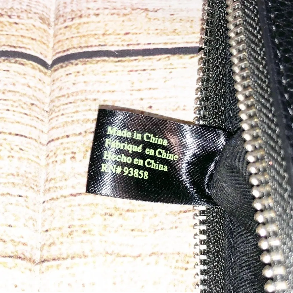 Sam Edelman “Walker” Chevron Suede Leather Clutch - Image 9