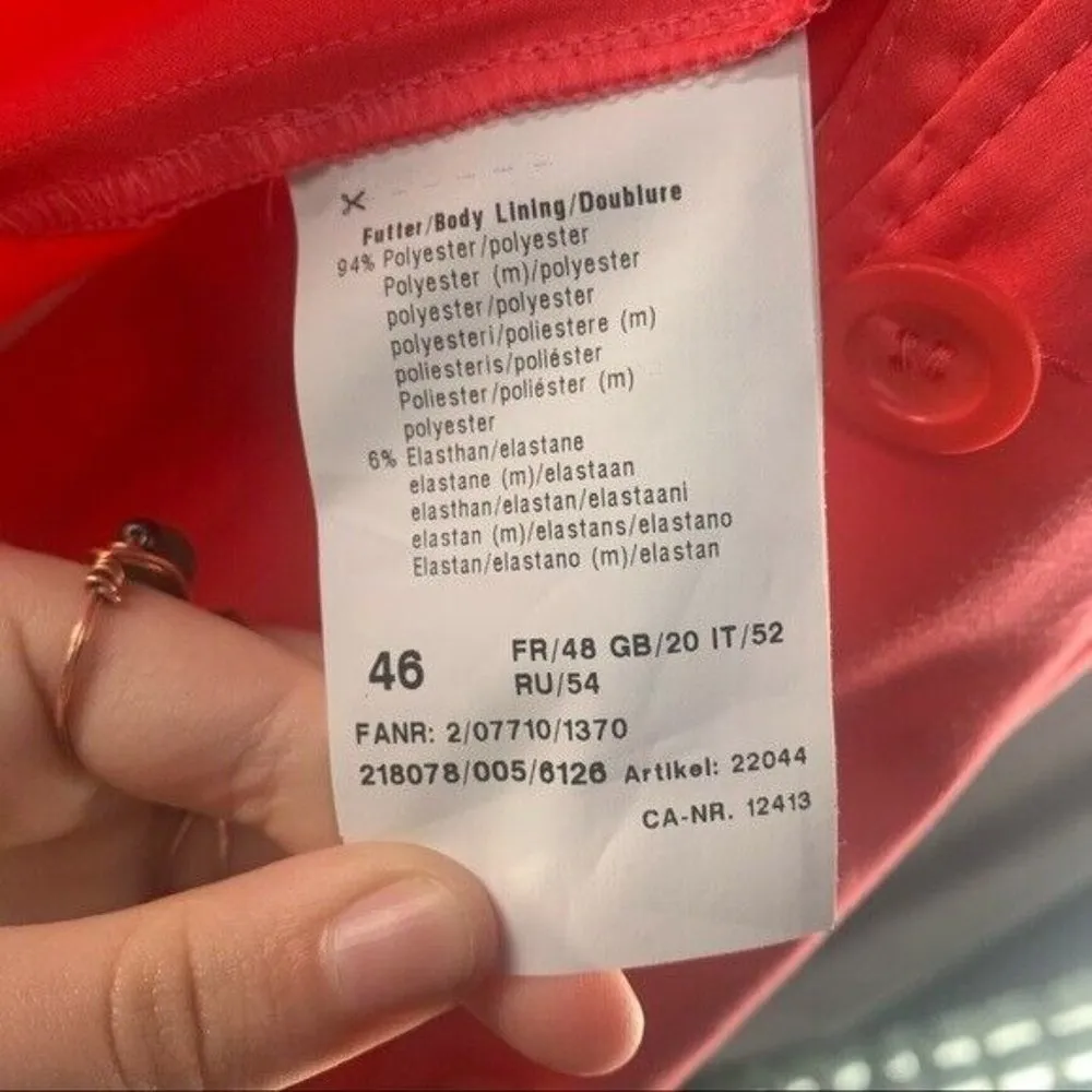 Basler 3 Button Blazer Jacket‎ in Size 16 Pink - Image 5