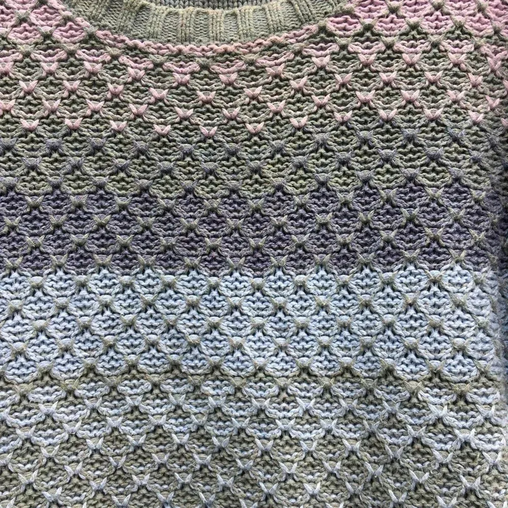 American Eagle Outfitters Multicolor Stripe Knit Sweater Women’s Size Small - Image 4