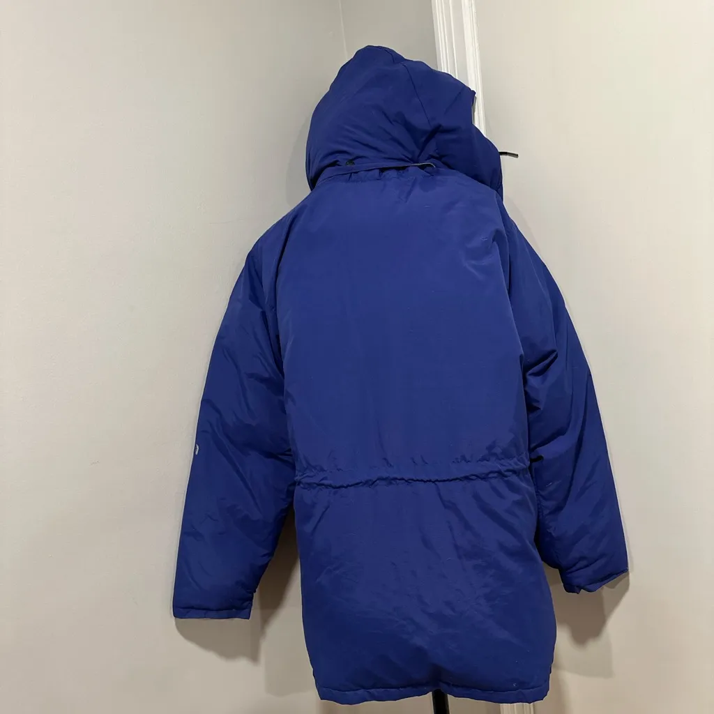 VTG 80s LL Bean Womens Down Filled Puffer Jacket Parka Ski Coat Teal Blue. Blue Size XL - Image 2