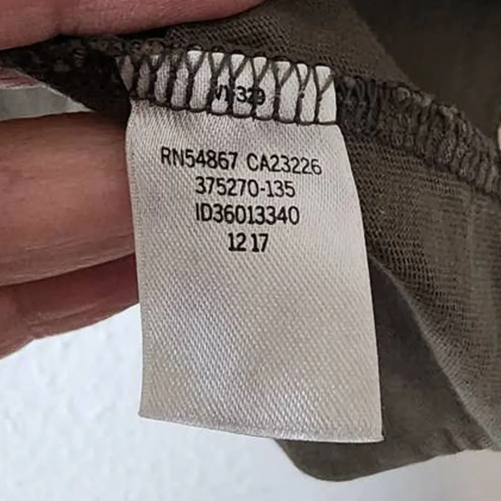 Victoria's Secret PINK Army / Olive Green Cropped Top Tee Size Medium - Image 5