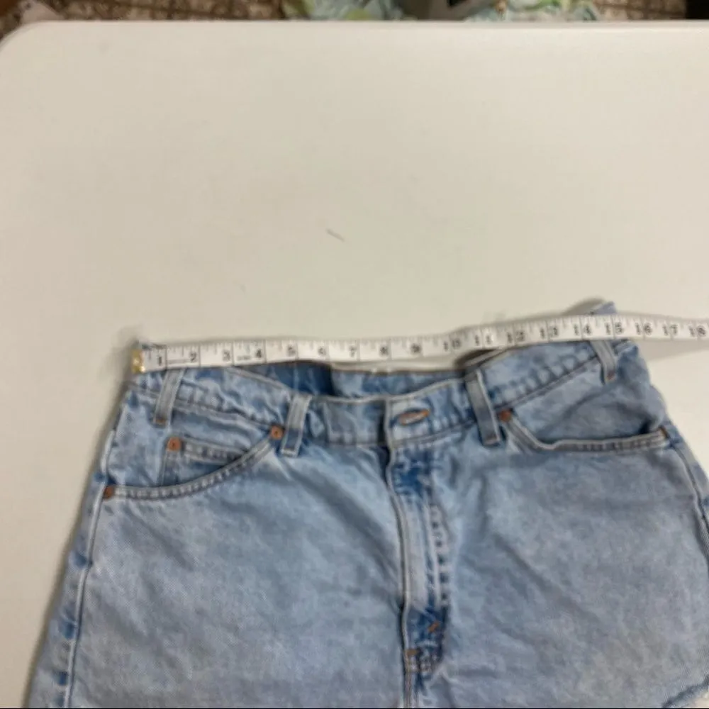 LEVI’S, 550 Relaxed Fit, VINTAGE, Orange tag, Women’s shorts, Size 34, Blue, - Image 7