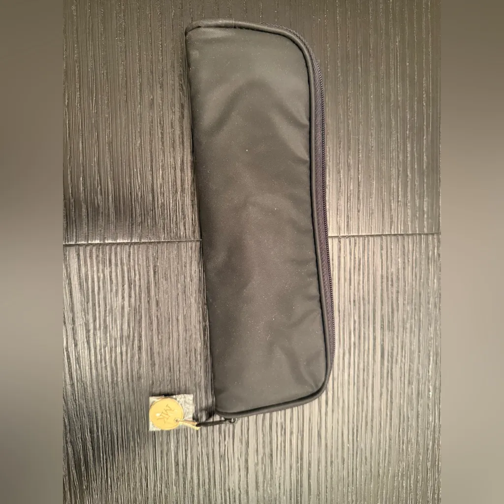 NEW Mary Kay Professional Makeup Brush Trio Gold Makeup Brushes Black Zip Case - Image 6