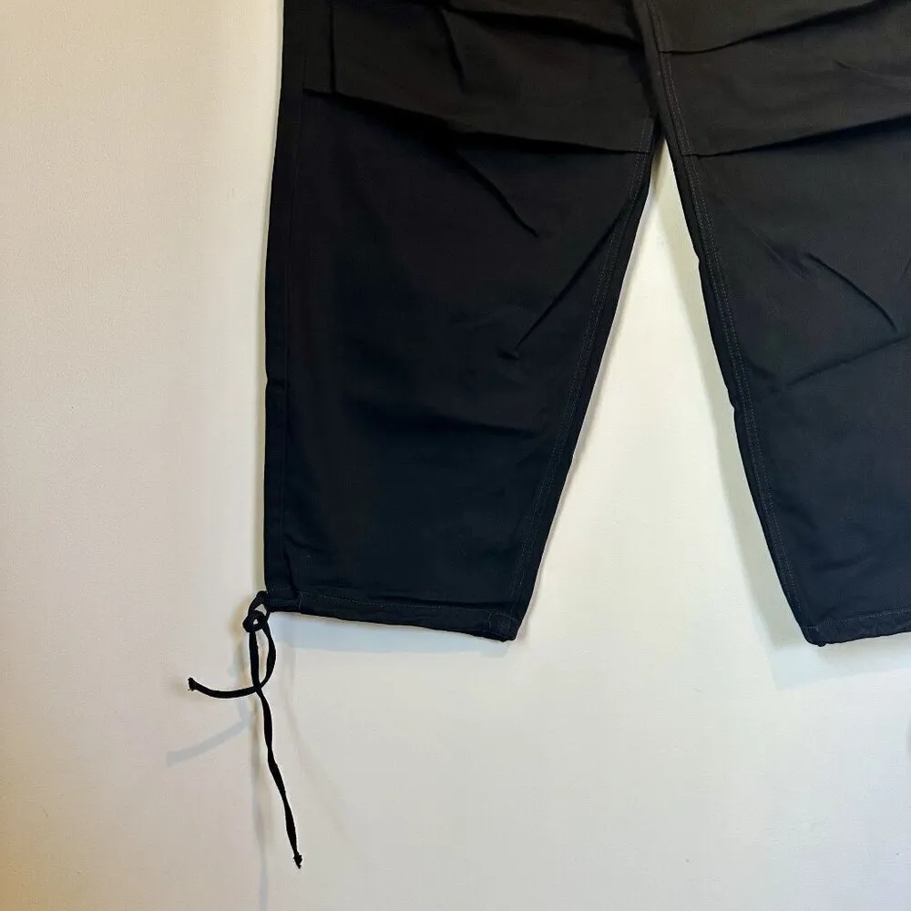 NWT Good American Cotton Uniform Relaxed Drawstring High Rise Denim 8/29 - Image 10