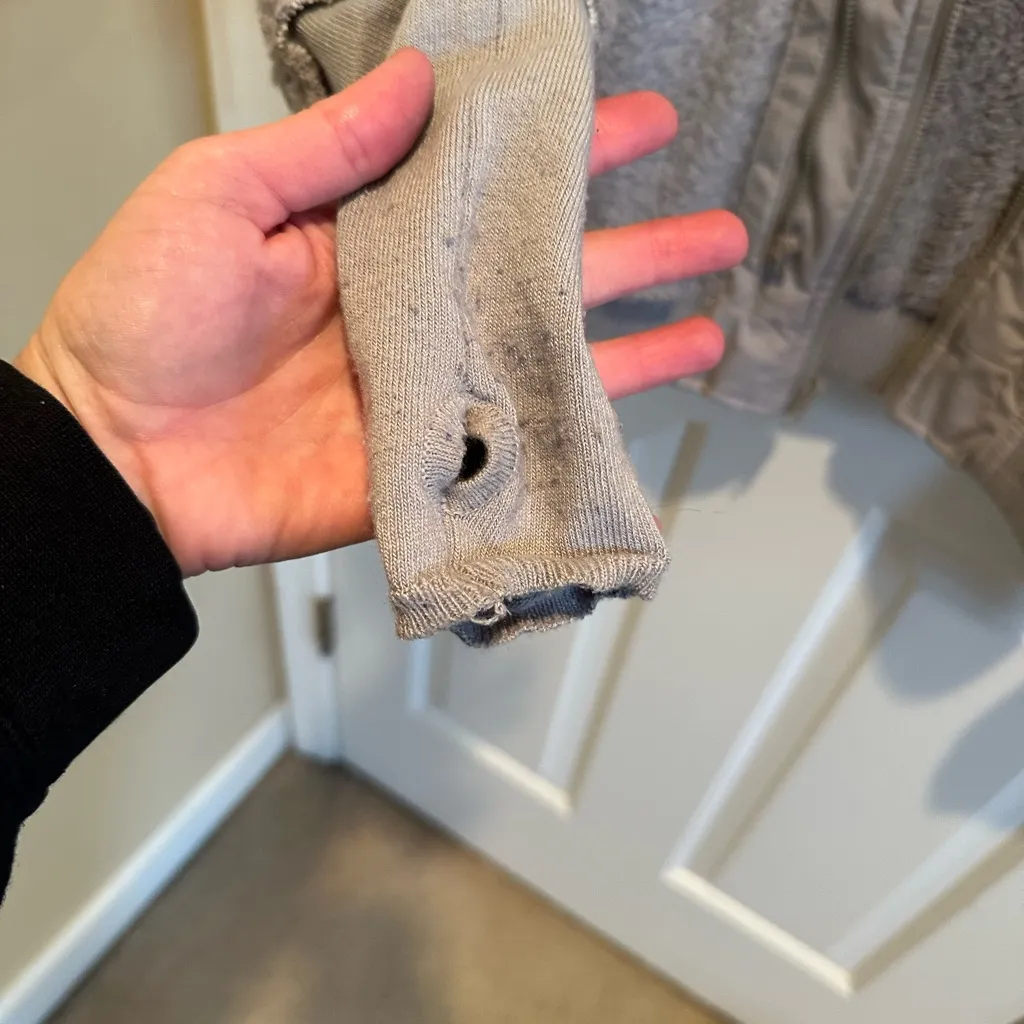 SLY Military Buckle Steel Parka Gray Japanese Size 1 Vintage Utility Jacket Fur - Image 13