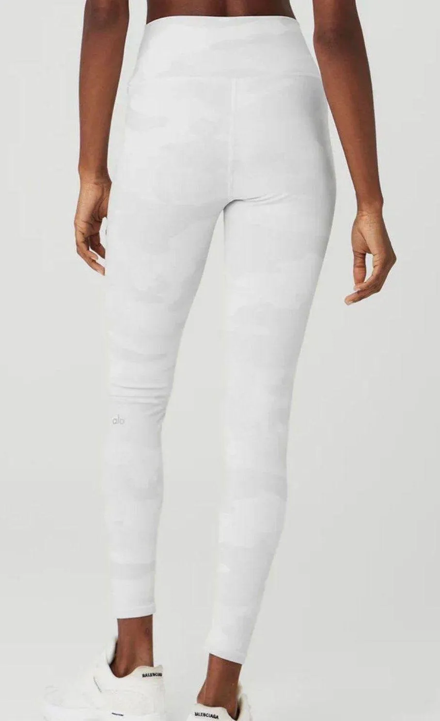 White/Grey Camo Leggings - Image 2