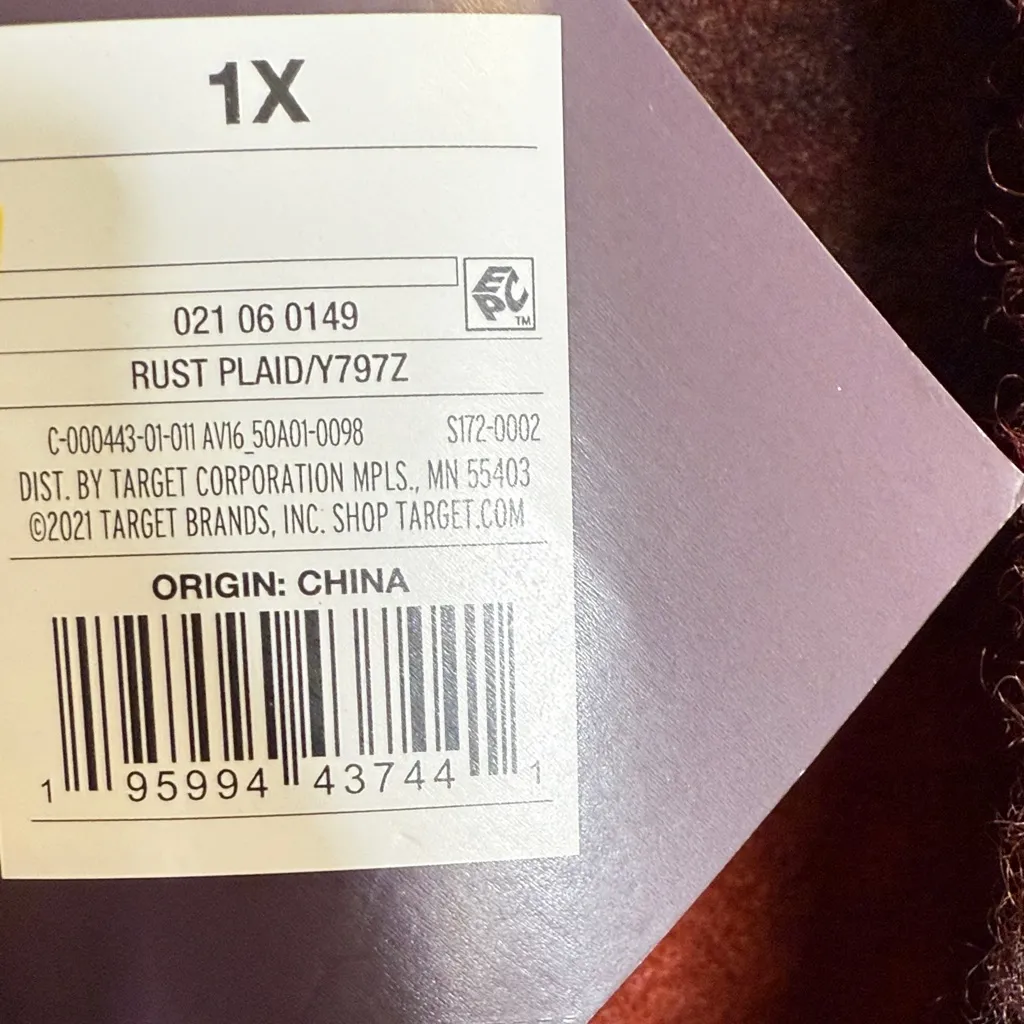 Ava & Viv NWT Plaid Shacket - Size 1X - Image 8