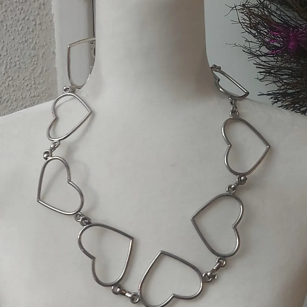 Silver Heart Circle Waist Belt O/S Festival Boho Retro Girl Fairy Beach Bratz - Image 2