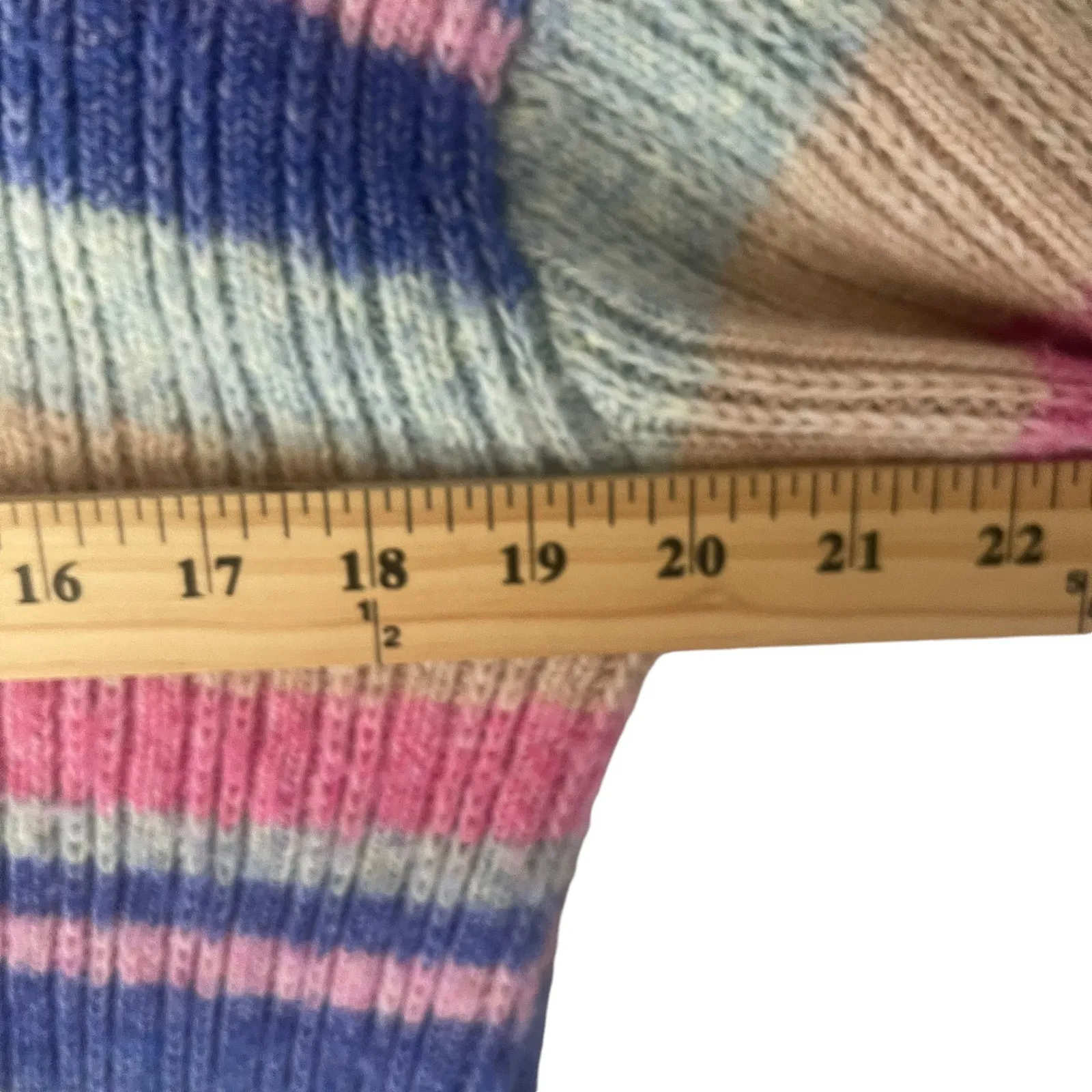 Jessica Simpson Women Small‎ Rainbow Portia Striped Multicolored Knit Sweater - Image 8