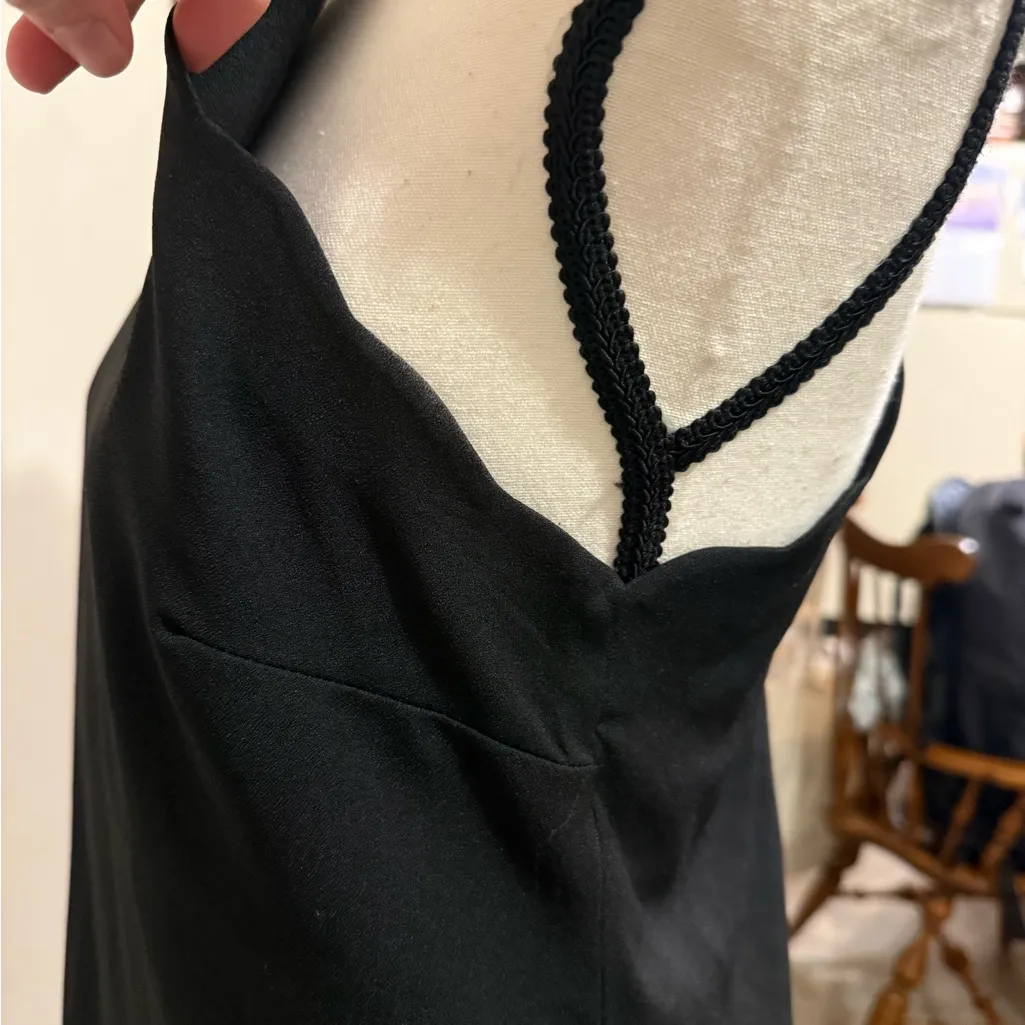 Lulu's | Black Scalloped Mini Dress - Image 4