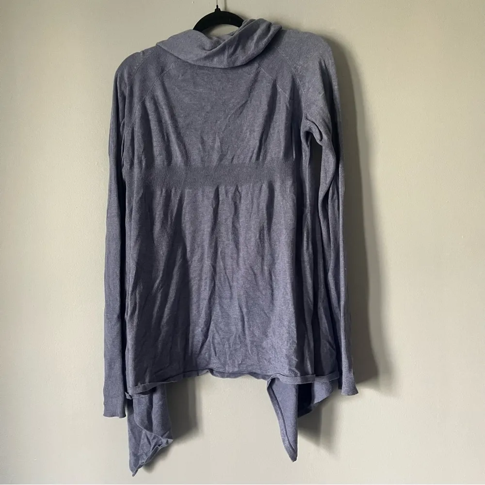 Beyond Inc Waterfall cardigan with thumb holes size large - Image 6