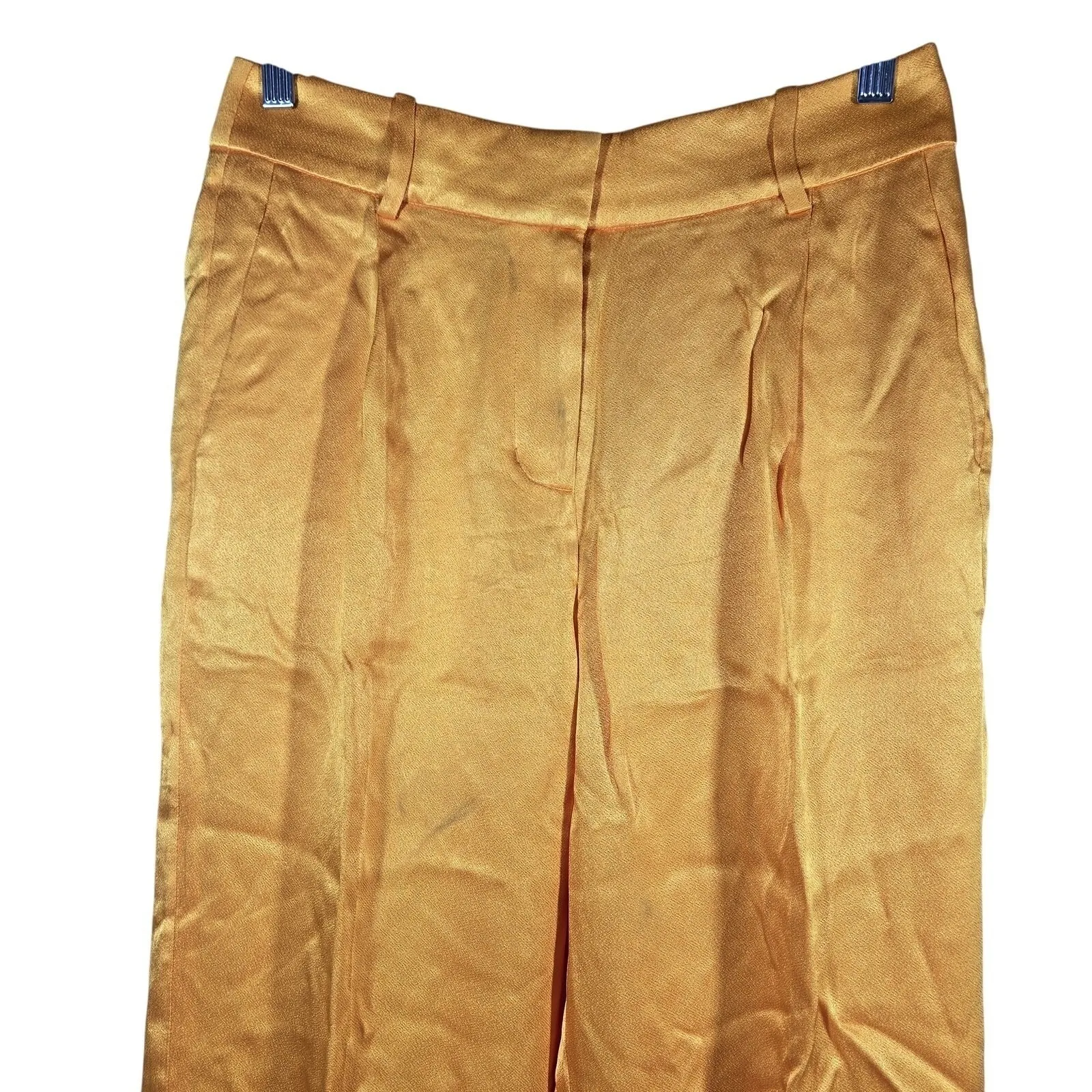 J. Crew‎ Straight-leg essential pant in luster crepe in Warm Sunflower 2 NWT - Image 3