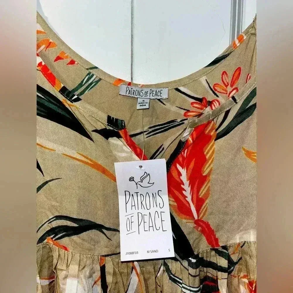 Vibrant Tropical Floral Cami Top- NWT Summer, Casual, Going Out,‎ Cute A1 - Image 6