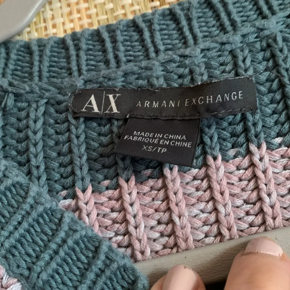 Armani Exchange Size XS Cotton Sweater Multicolored Women’s Top Clothing Winter - Image 3