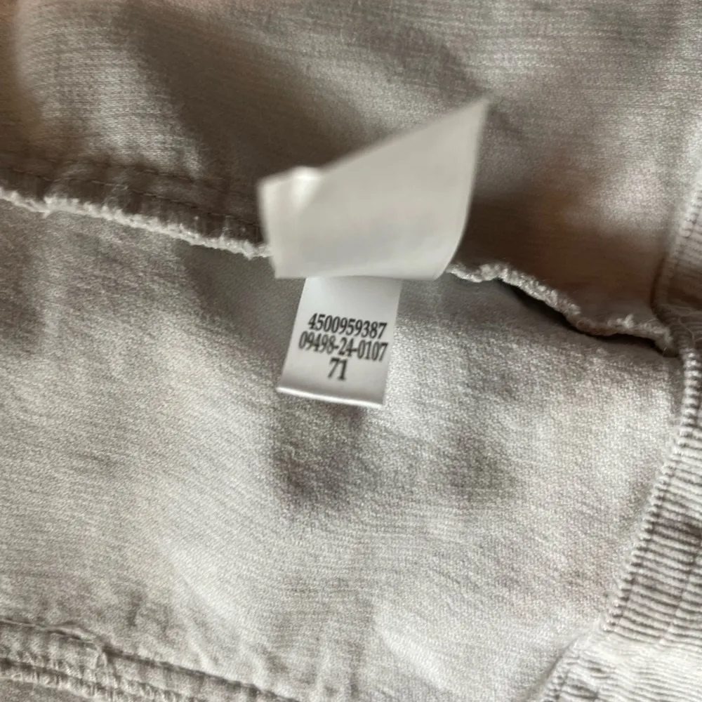 White House Black Market gray corduroy & Satin trim blazer Size 6 - Image 9