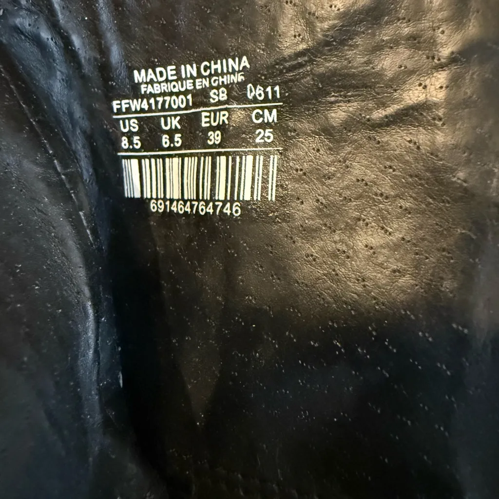 Fossil Black Leather Rebecca  Boots - Image 8