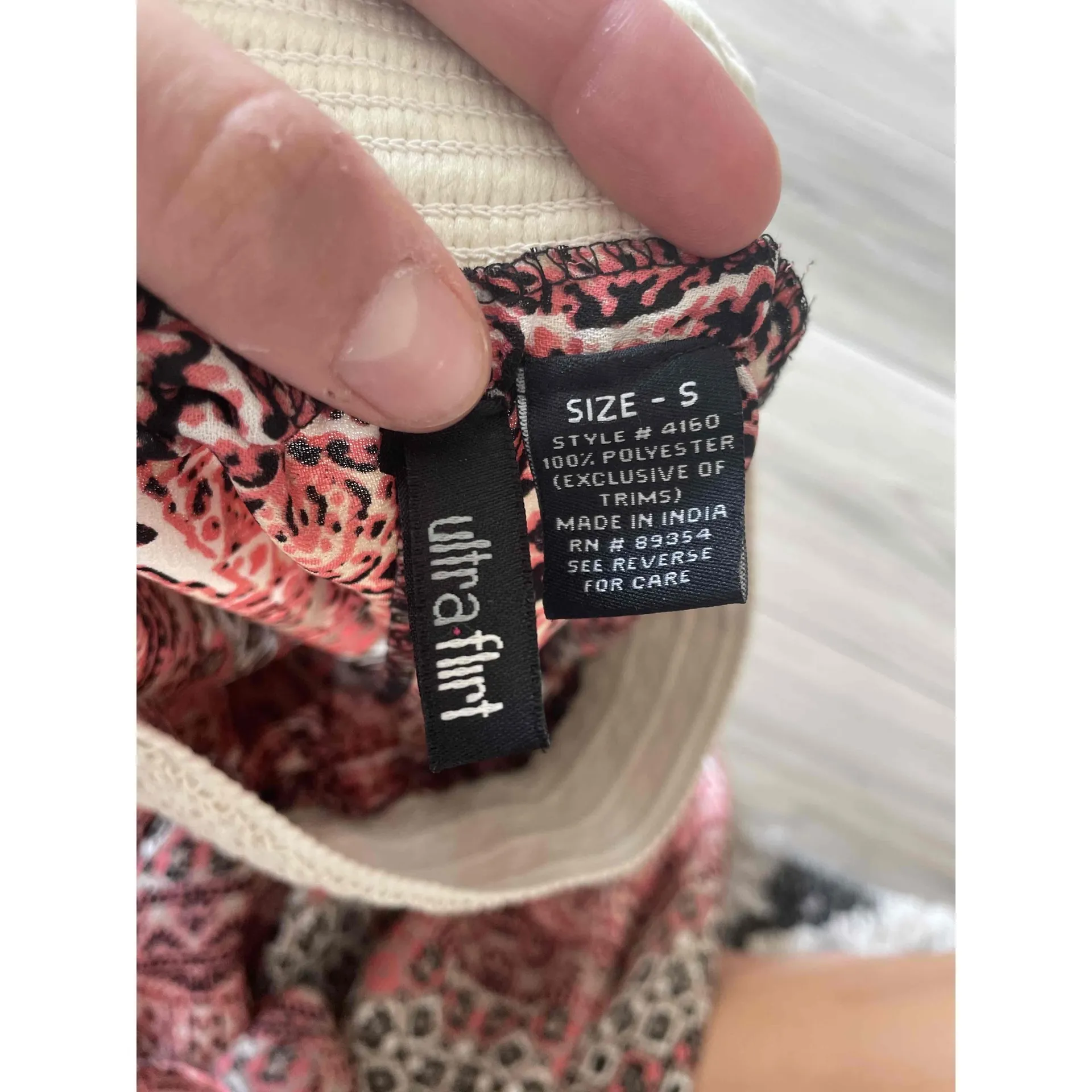 Ultra Flirt Striped Patterned Maxi Skirt Size Small‎ - Image 4