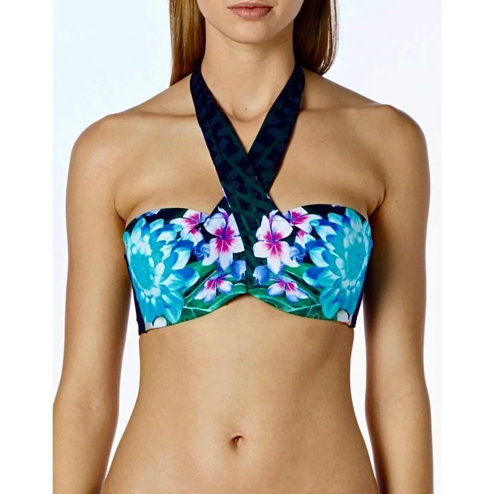 New. Coco Reef 5-way black bikini top. 36/38C - Image 7