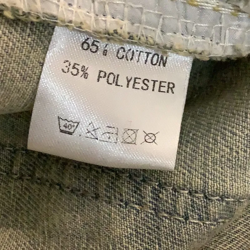 Micas Size Large Cargo Denim Wash Jeans. Preloved - Image 6