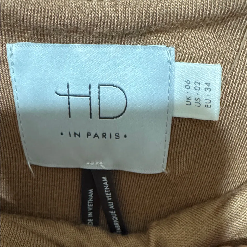 HD in Paris NWT Motif Asymmetrical Skirt Size 2 W 13.5 L 25” Back - Image 3