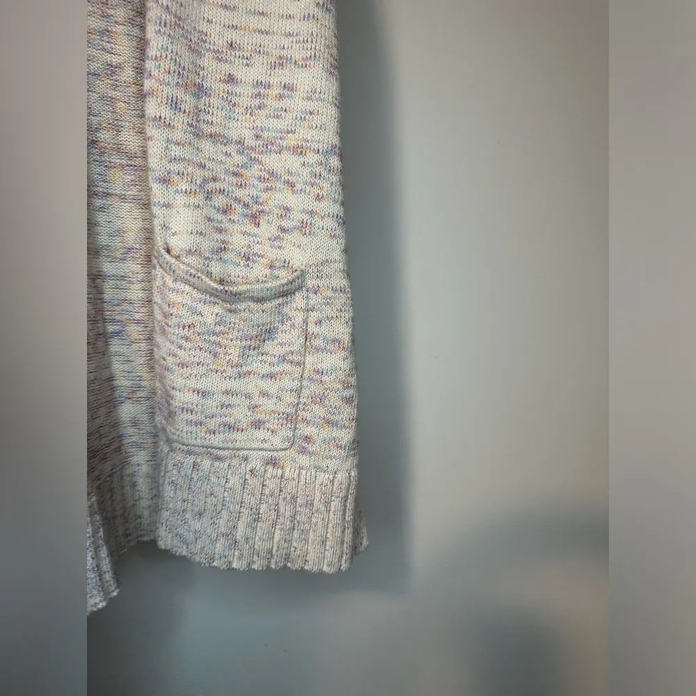 Talbots Beige Long Cottage Boho Costal Knit Cardigan Sweater Women’s Sz XL - Image 6